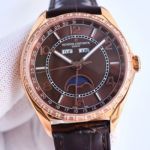 Vacheron Constantin Fiftysix Day-Date  2460 QCL/1 Movement Baguette Bezel Watch